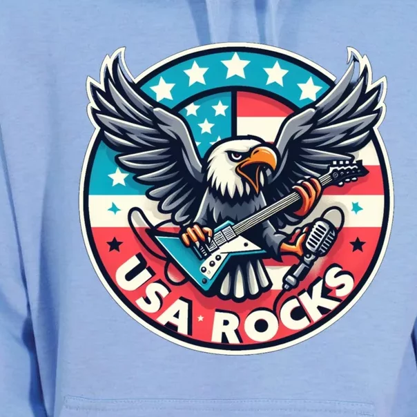 Usa Rocks Gift Unisex Surf Hoodie