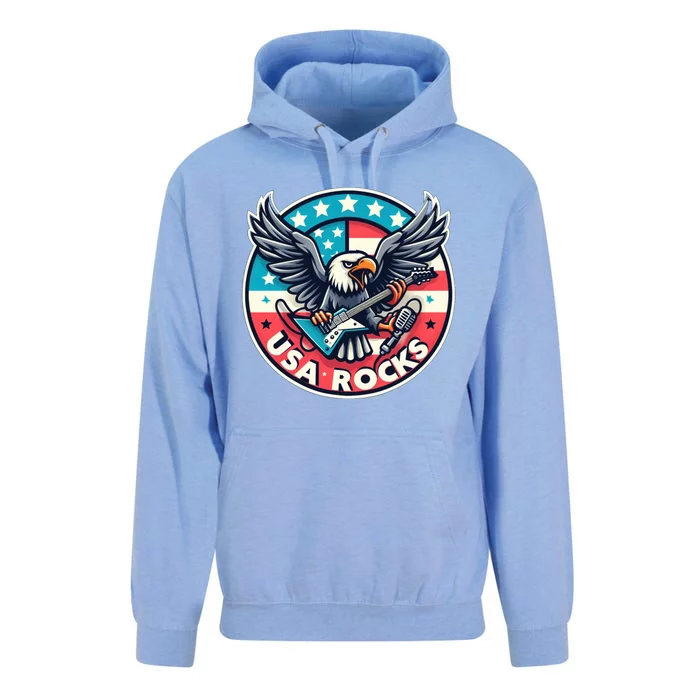 Usa Rocks Gift Unisex Surf Hoodie