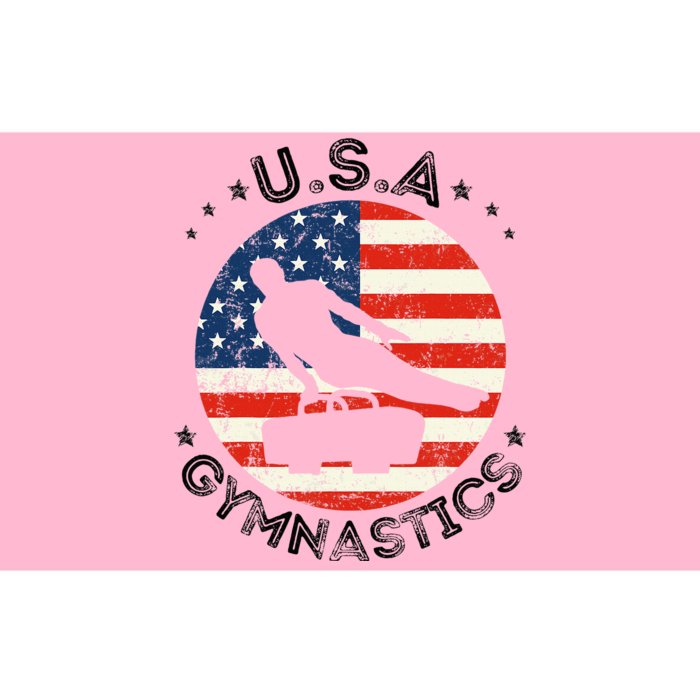 Usa Retro Gymnastics Team Vintage Support Usa Gymnastics Bumper Sticker