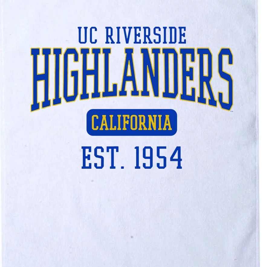 Uc Riverside Highlanders Est. Date Platinum Collection Golf Towel