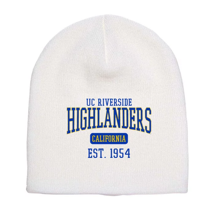 Uc Riverside Highlanders Est. Date Short Acrylic Beanie