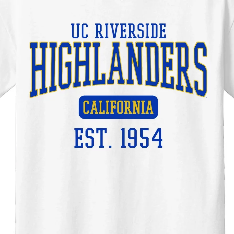 Uc Riverside Highlanders Est. Date Kids T-Shirt