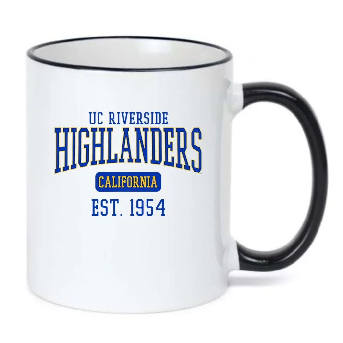 Uc Riverside Highlanders Est. Date Black Color Changing Mug