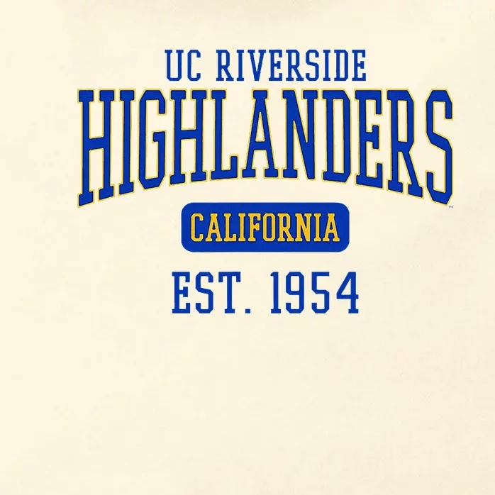 Uc Riverside Highlanders Est. Date Zip Tote Bag