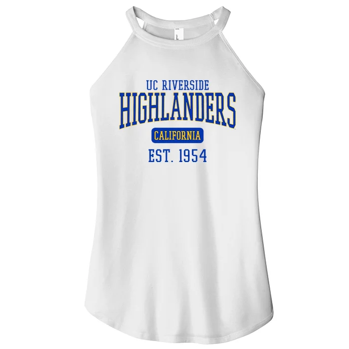 Uc Riverside Highlanders Est. Date Women’s Perfect Tri Rocker Tank