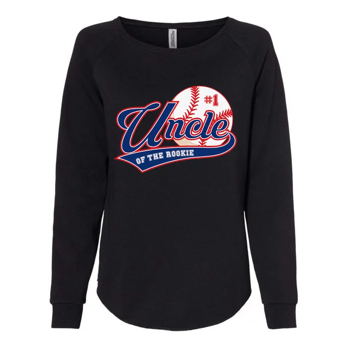 Uncle Rookie of Year 1st Birthday Baseball Theme Matching Womens California Wash Sweatshirt