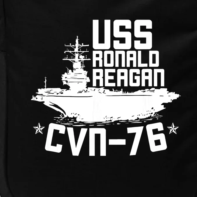 Uss Ronald Regan Cvn76 Aircraft Carrier For A Veteran Impact Tech Backpack