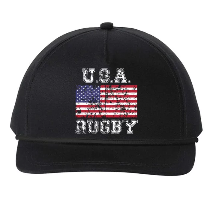 USA Rugby Shirts For Men Women Kids American Flag Snapback Five-Panel Rope Hat