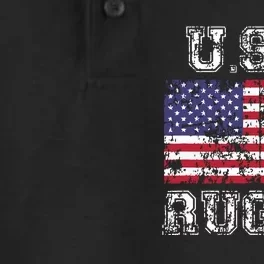 USA Rugby Shirts For Men Women Kids American Flag Dry Zone Grid Performance Polo