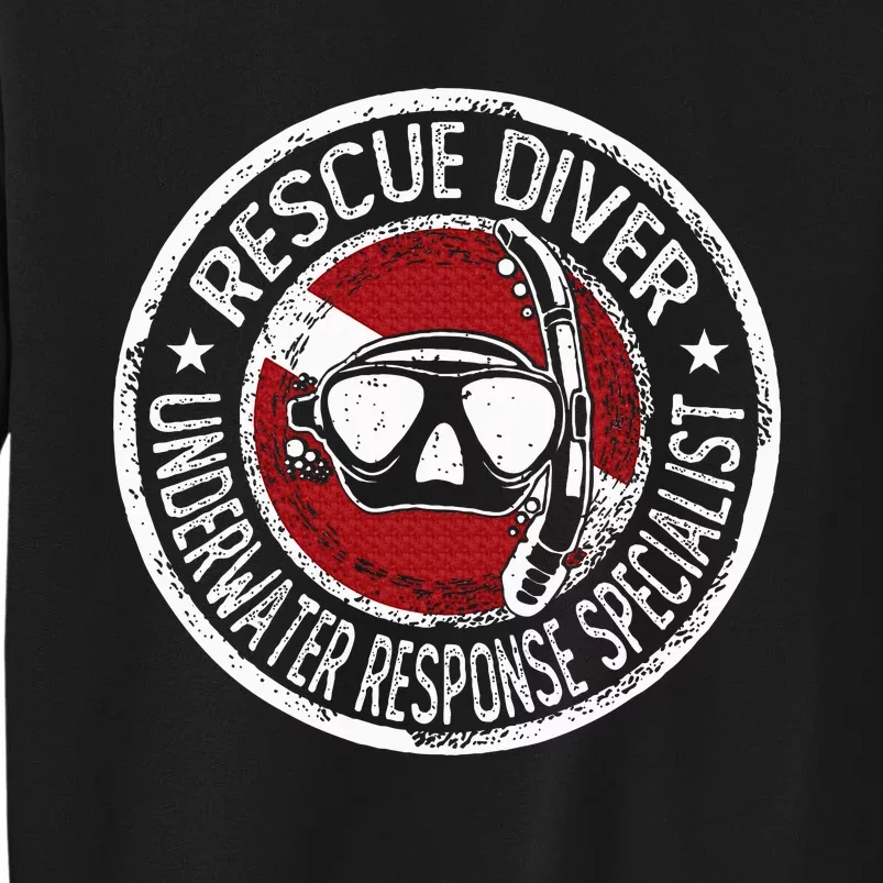 Underwater Response Sprcialist Under Water Rescue Diver Sweatshirt