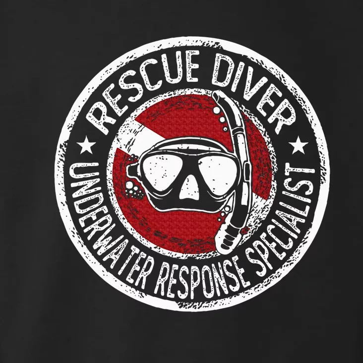 Underwater Response Sprcialist Under Water Rescue Diver Toddler Hoodie