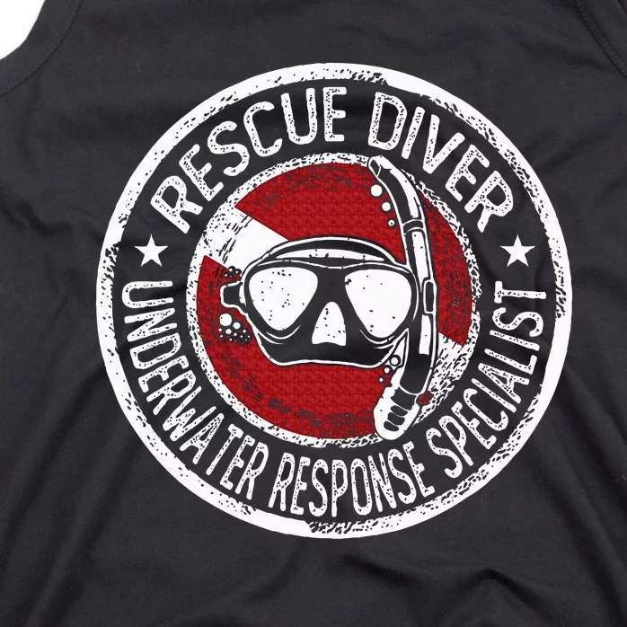 Underwater Response Sprcialist Under Water Rescue Diver Tank Top