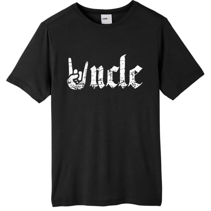 Uncle Rock Symbol Funny Uncle Gift Light ChromaSoft Performance T-Shirt