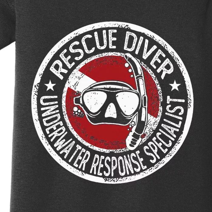 Underwater Response Sprcialist Under Water Rescue Diver Baby Bodysuit