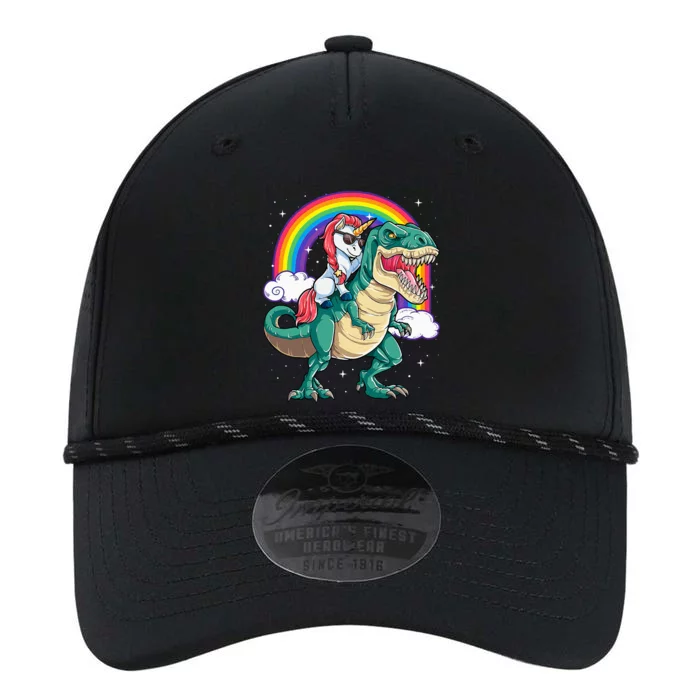 Unicorn Riding T rex Dinosaur  Rainbow Performance The Dyno Cap