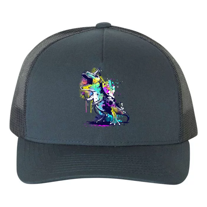 Unicornosaurus Rex Yupoong Adult 5-Panel Trucker Hat