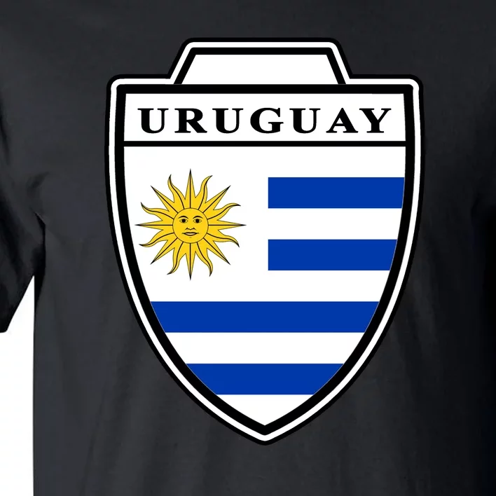 Uruguay Country Soccer Crest Tall T-Shirt