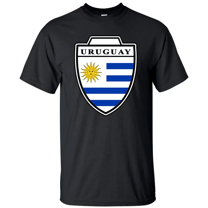 Uruguay Country Soccer Crest Tall T-Shirt