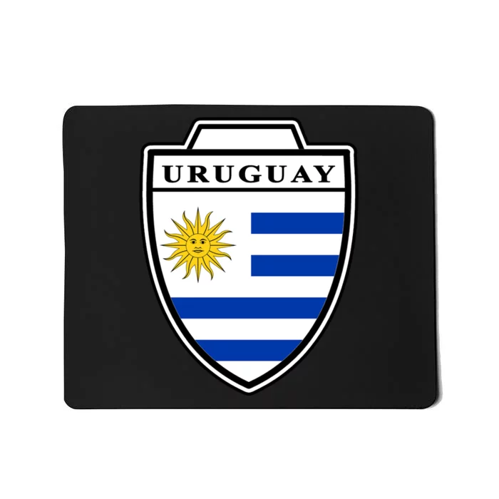 Uruguay Country Soccer Crest Mousepad