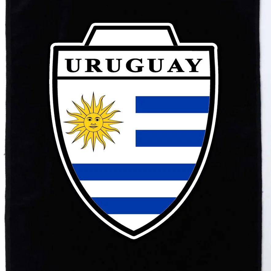 Uruguay Country Soccer Crest Platinum Collection Golf Towel