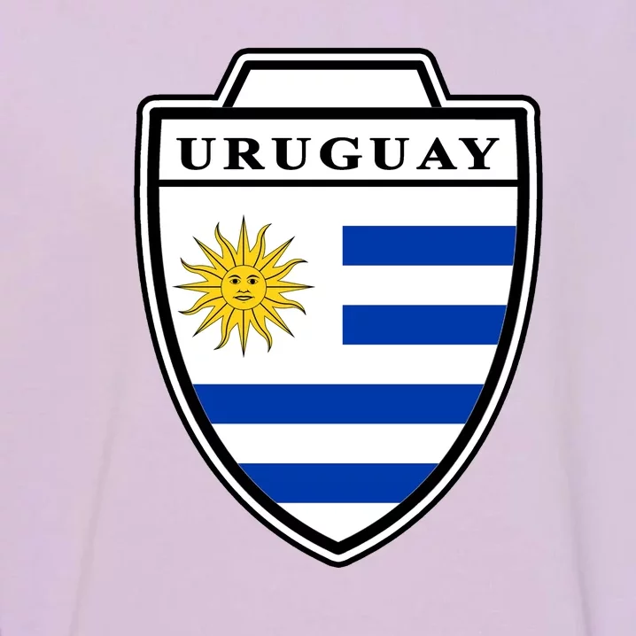 Uruguay Country Soccer Crest Garment-Dyed Sweatshirt