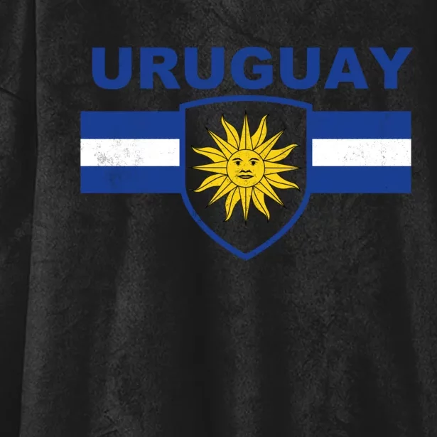 Uruguay shield style Hooded Wearable Blanket