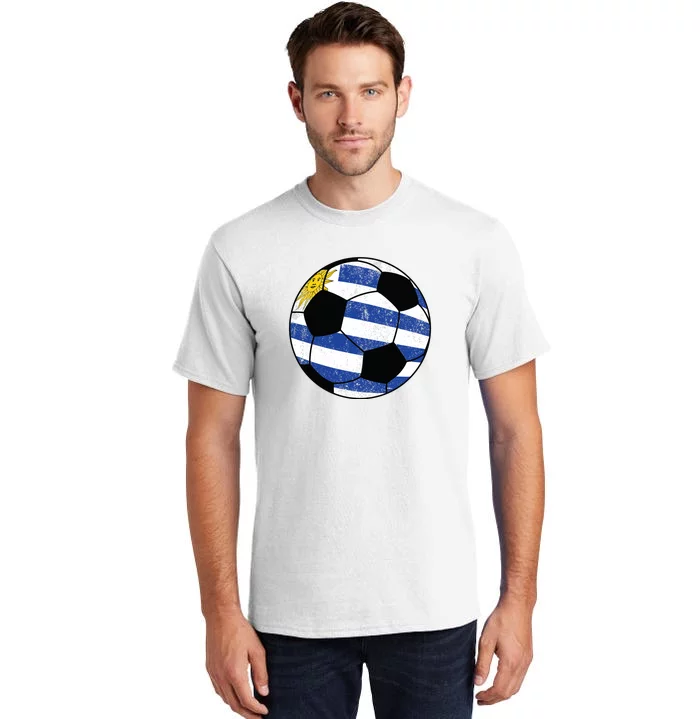 Uruguay soccer ball Tall T-Shirt