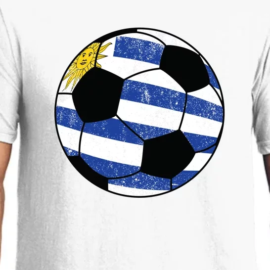 Uruguay soccer ball Pajama Set