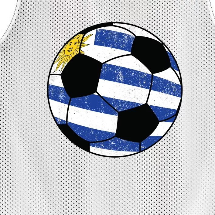 Uruguay soccer ball Mesh Reversible Basketball Jersey Tank