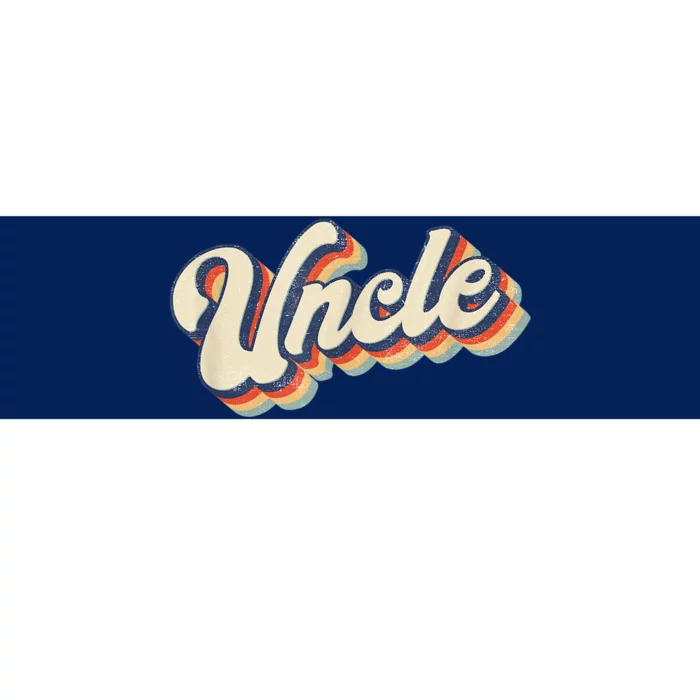 Uncle Retro Vintage Gift Uncle Bumper Sticker