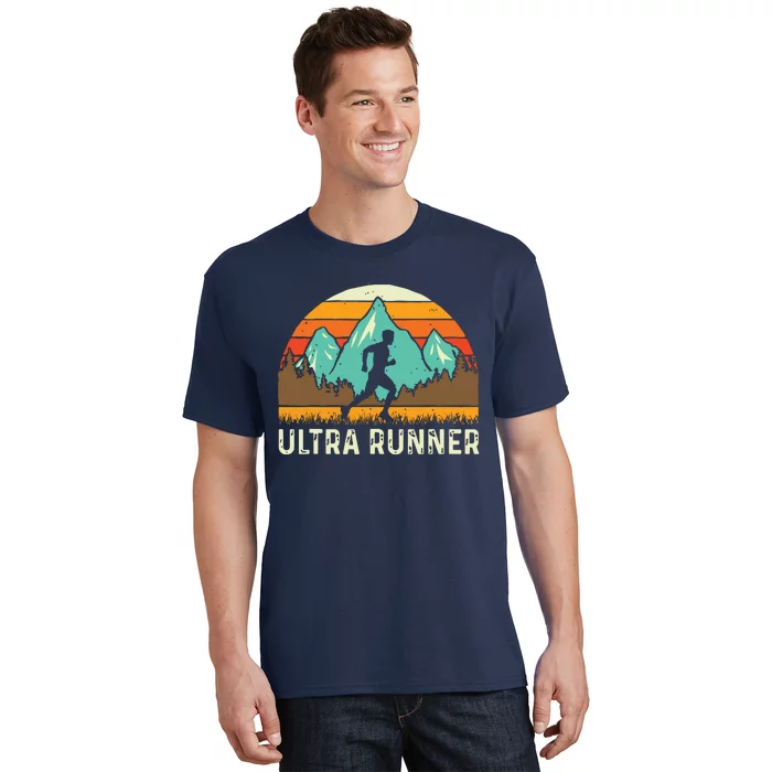 Ultra Runner Vintage Marathon Race Long Distance Running T-Shirt