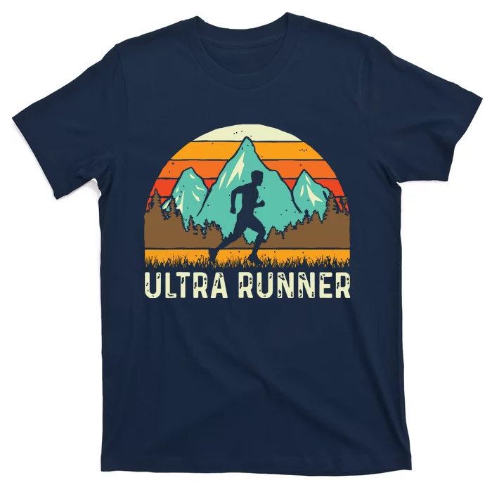 Ultra Runner Vintage Marathon Race Long Distance Running T-Shirt