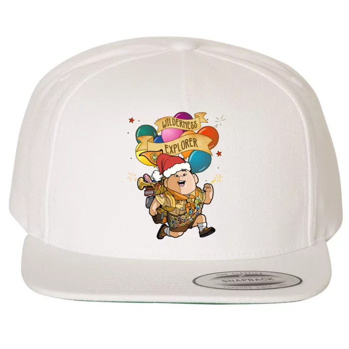 Up Russell Wilderness Explorer Balloons Merry Christmas Family Matching Wool Snapback Cap