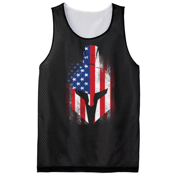 US American Spartan Mesh Reversible Basketball Jersey Tank