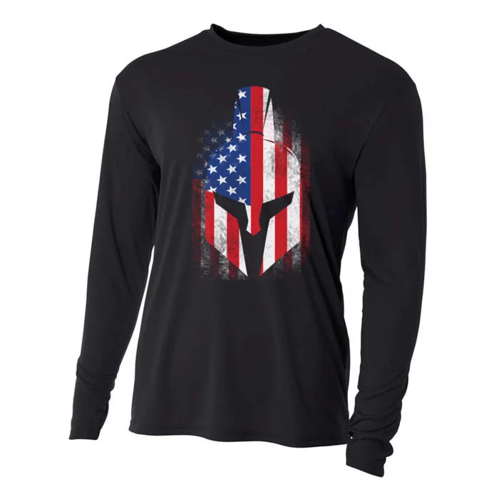 US American Spartan Cooling Performance Long Sleeve Crew