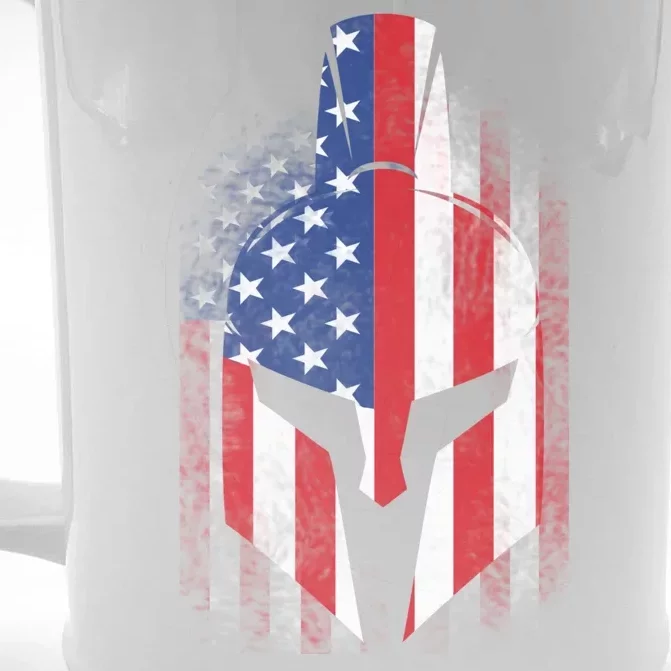 US American Spartan Front & Back Beer Stein