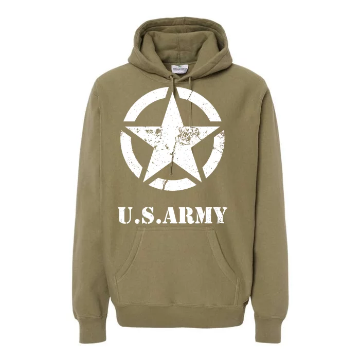 US Army Vintage Logo Premium Hoodie