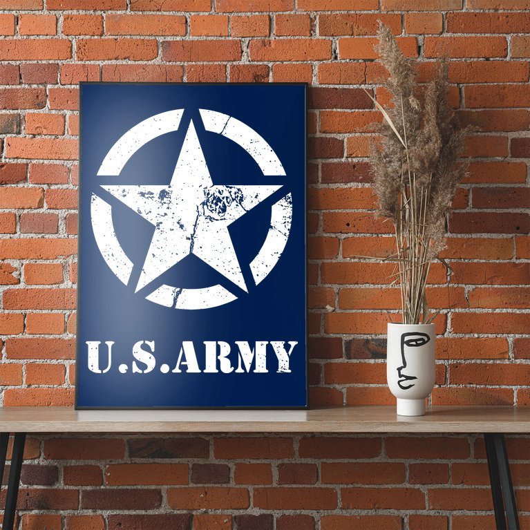 US Army Vintage Logo Poster | TeeShirtPalace