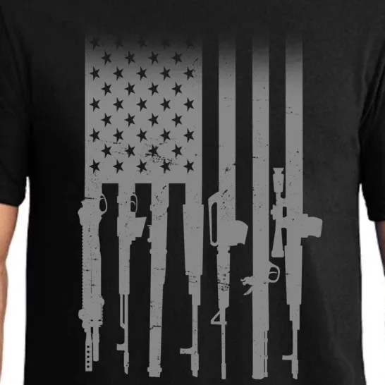 US Gun Flag Pajama Set