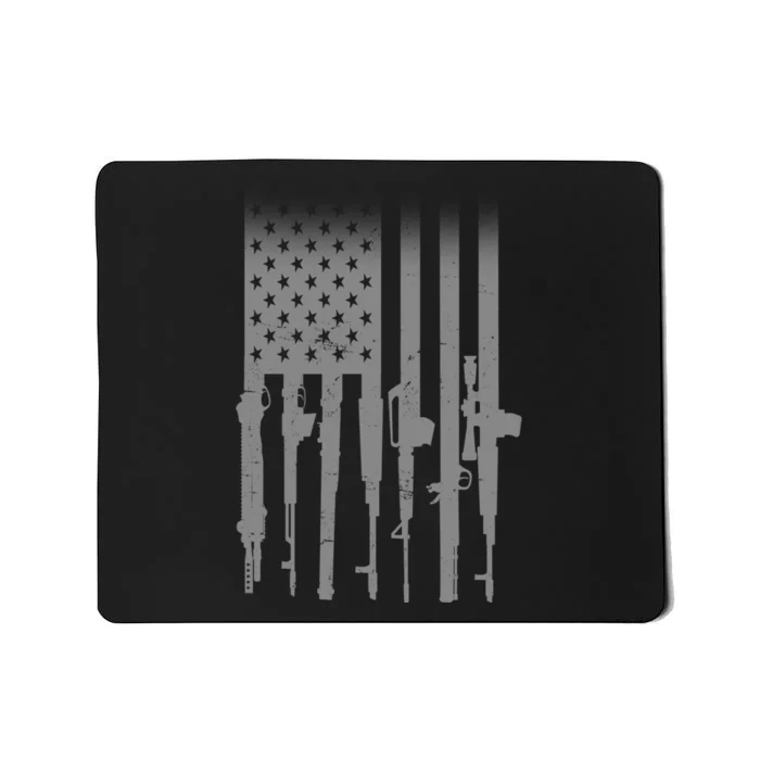 US Gun Flag Mousepad