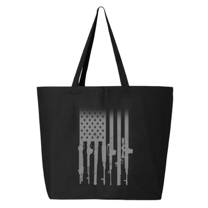 US Gun Flag 25L Jumbo Tote