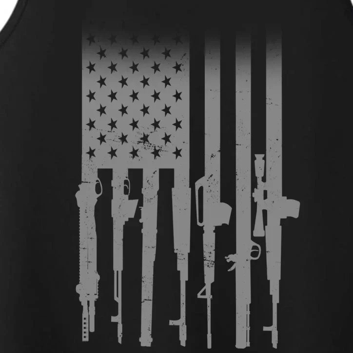 US Gun Flag Performance Tank