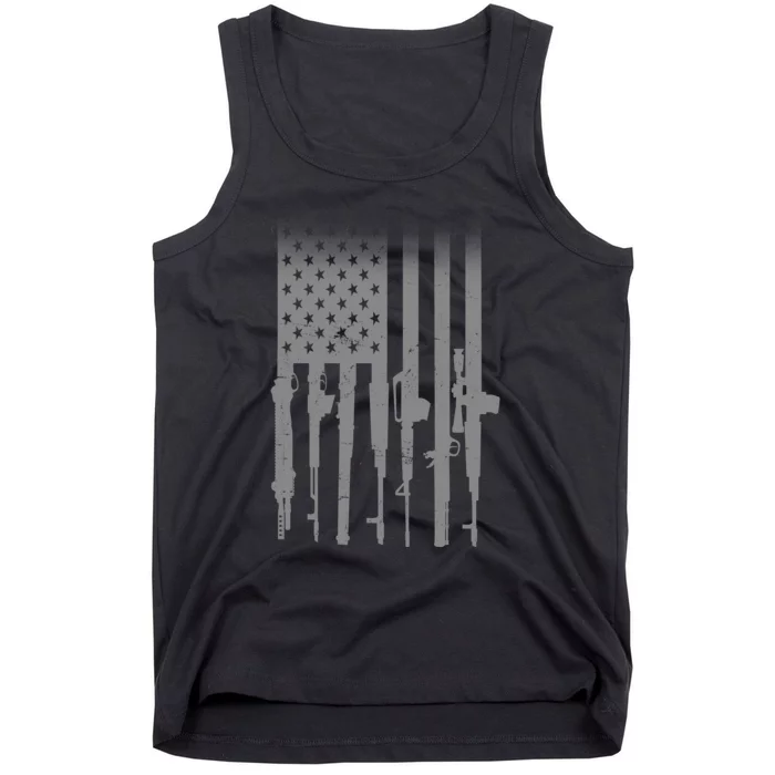 US Gun Flag Tank Top