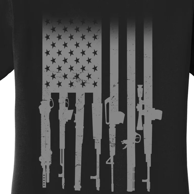 US Gun Flag Women's T-Shirt