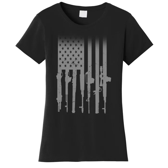 US Gun Flag Women's T-Shirt