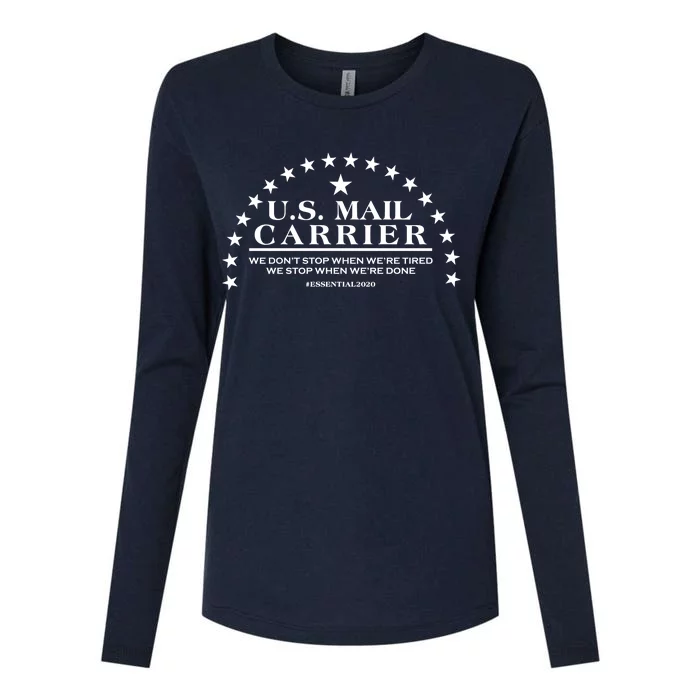 US Mail Carrier #Essential2020 Womens Cotton Relaxed Long Sleeve T-Shirt