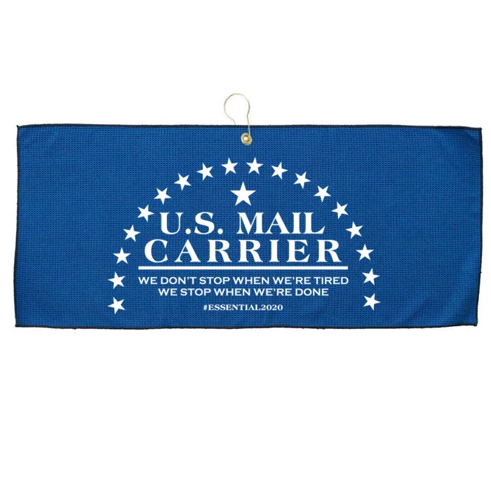 US Mail Carrier #Essential2020 Large Microfiber Waffle Golf Towel