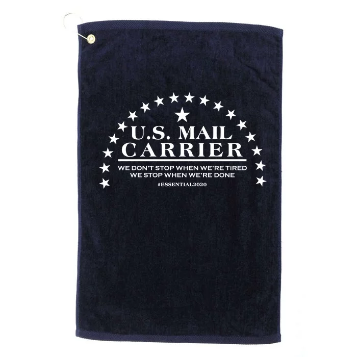 US Mail Carrier #Essential2020 Platinum Collection Golf Towel