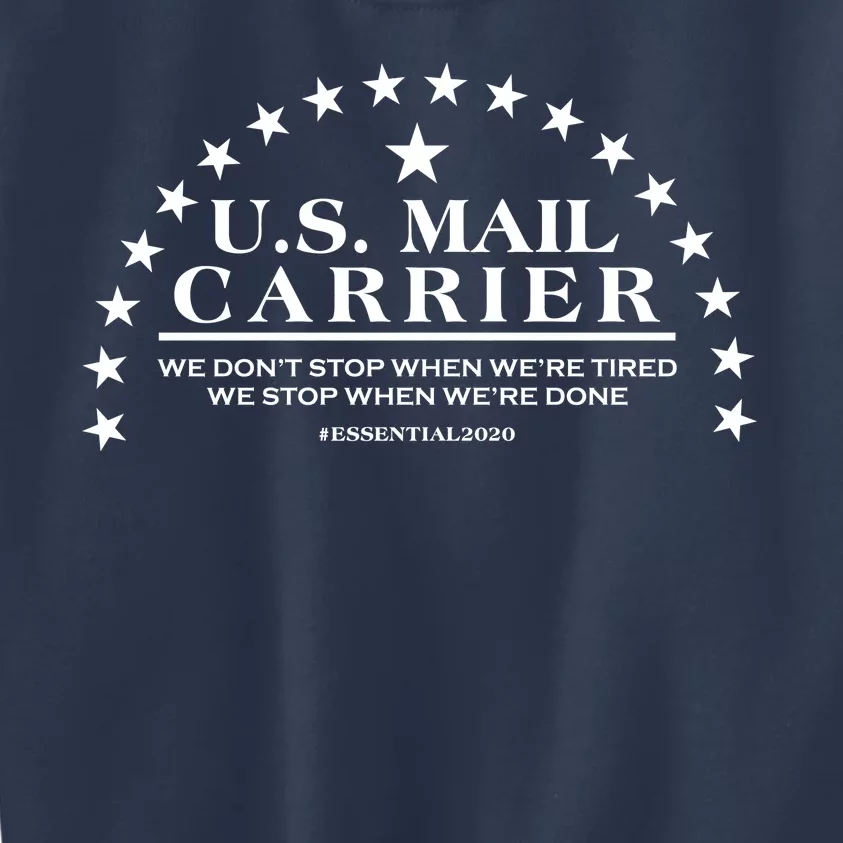 US Mail Carrier #Essential2020 Kids Sweatshirt