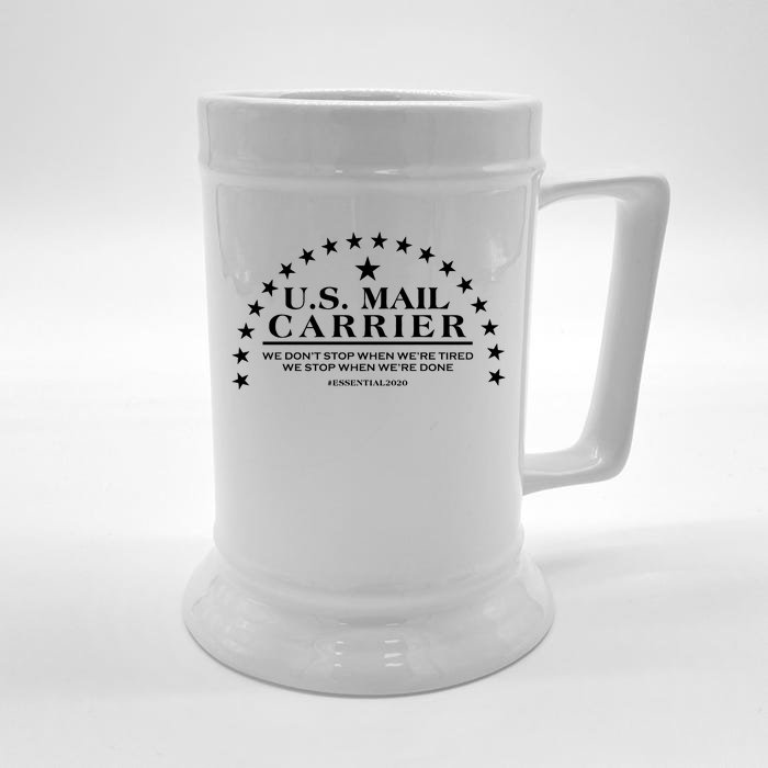 US Mail Carrier #Essential2020 Front & Back Beer Stein